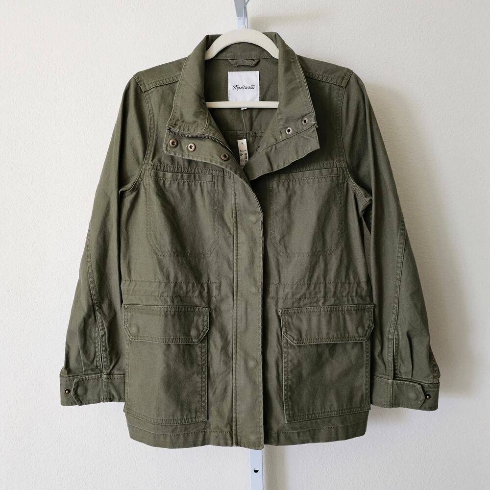 MADEWELL NWT Dispatch Military Inspired Jacket in Desert Olive  Sz M